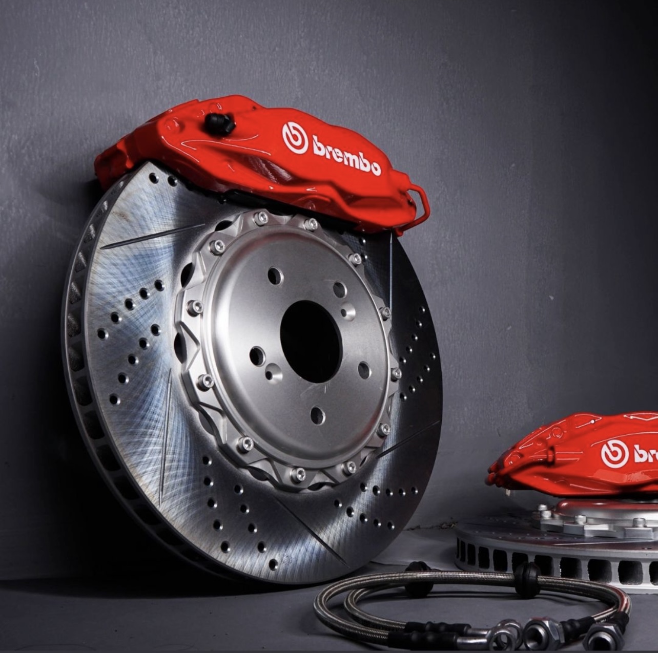 BREMBO F50 4POT 330MM MERAH